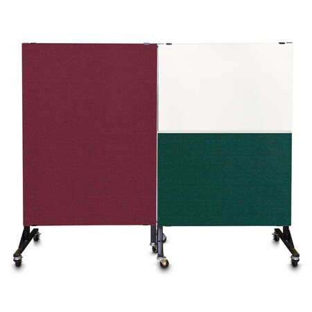 United Visual Products Sliding Door Indoor Enclosed Corkboard, 4 UV9001ACS-GOLD-CLOUD